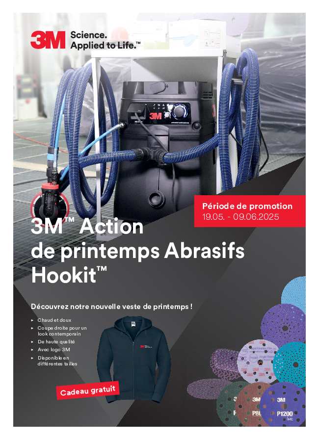 3M™ Action de printemps Abrasifs Hookit