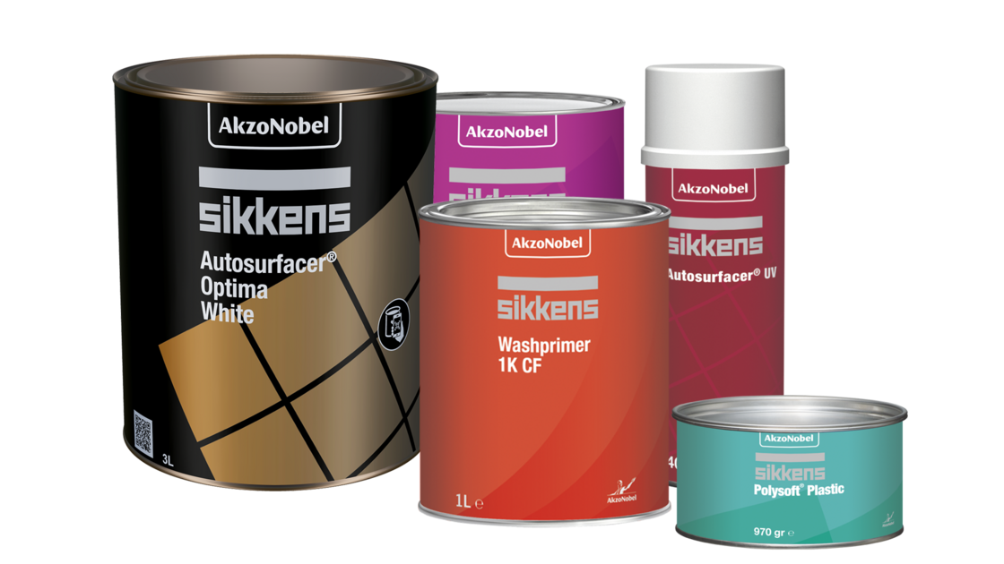 Sikkens Apprêts, fillers, mastics